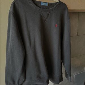 Polo by Ralph Lauren Black Crewneck Sweater